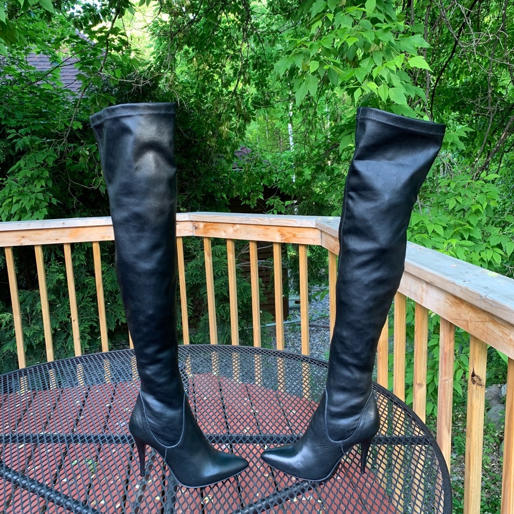 Charles David made in Italy elasticized knee boots - Picture 6 of 8